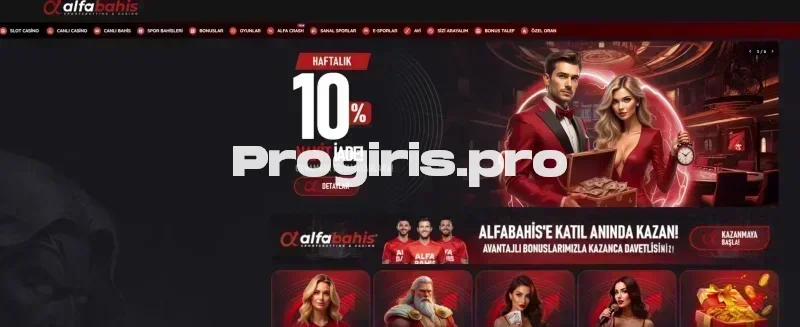 Alfabahis ana sayfa görünümü
