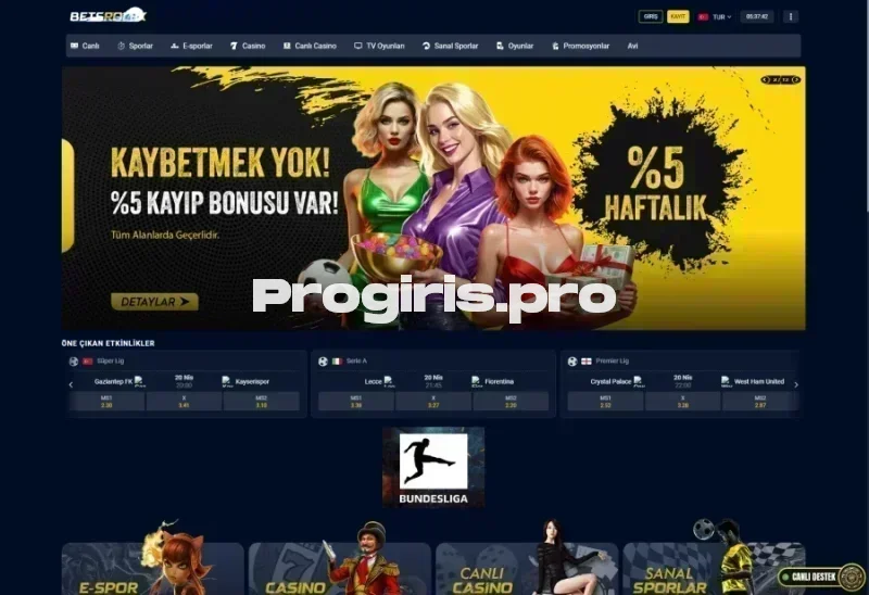 Betsrolex ana sayfa görünümü
