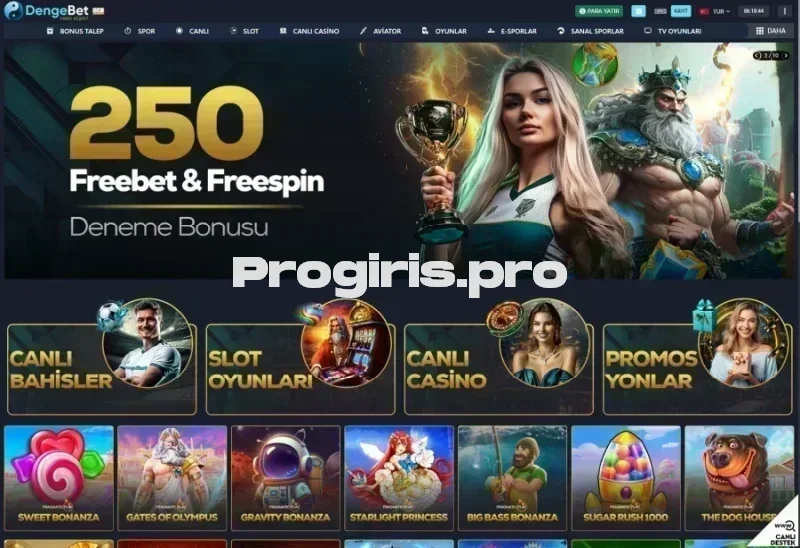 Dengebet ana sayfa görünümü