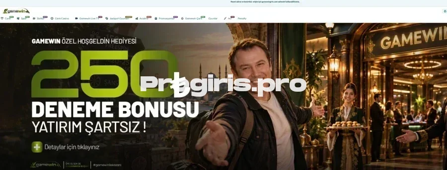 Gamewin ana sayfa görünümü