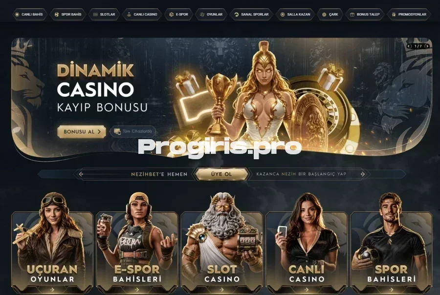 Nezihbet ana sayfa görünümü